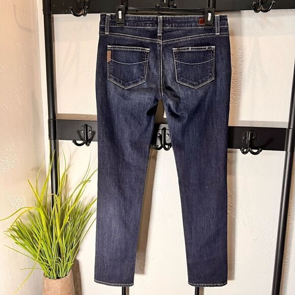 Paige jeans jimmy jimmy skinny low rise dark wash denim size 26 - Picture 5 of 15